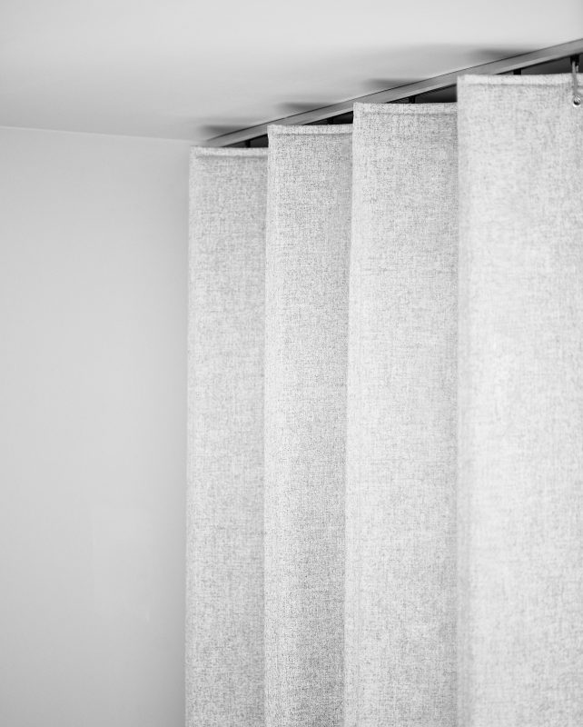 Wärmedämmvorhang, Raumteiler, Textile Architektur